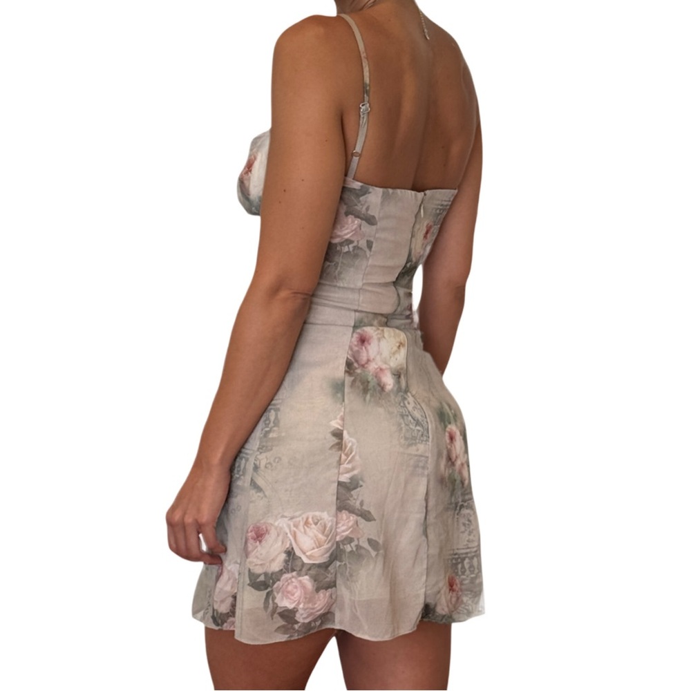 House of CB Pink Floral Mini Dress